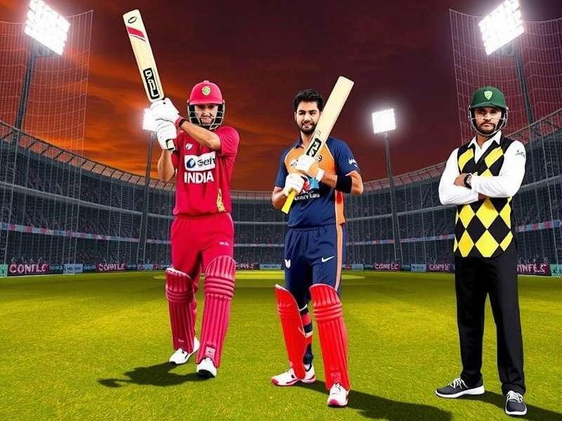 Indian players gathering for a VR Cricket Extreme Edition tournament